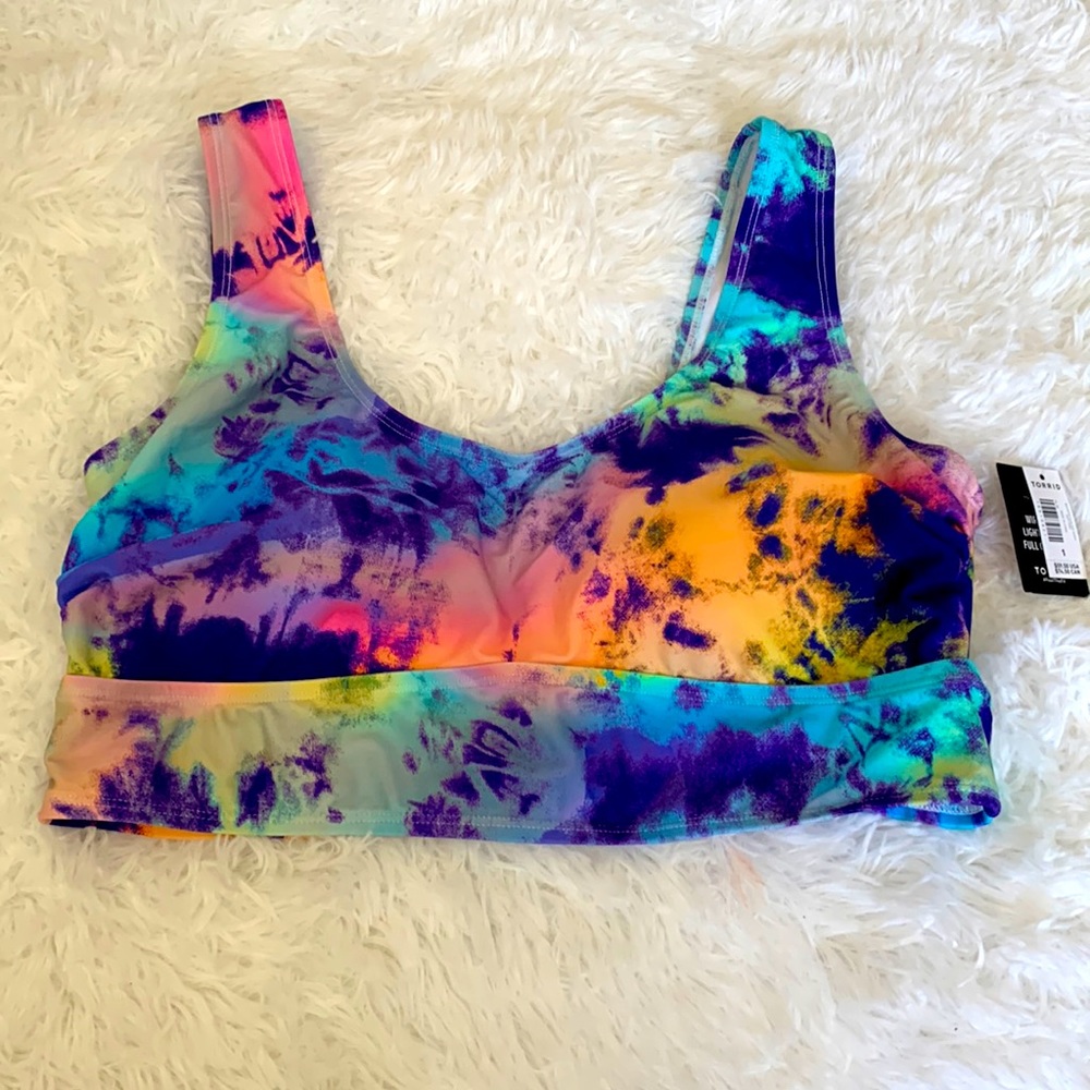 ❌SOLD❌TORRID WIRELESS SCOOP BIKINI TOP - Picture 4 of 8